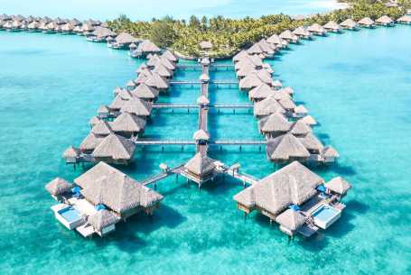 Overwater Bungalows St Regis Resort Bora Bora Tahiti